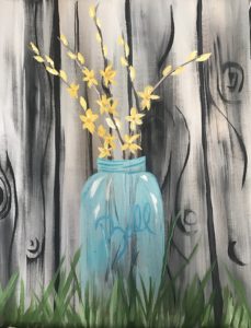 Springtime in a Jar @ Fun with Canvas | Manassas | Virginia | United States