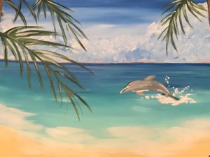 Caribbean Splash Time! @ Fun with Canvas | Manassas | Virginia | United States