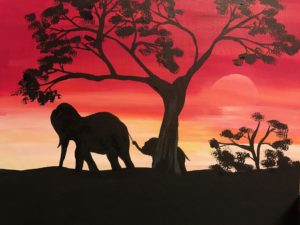 Safari shadows @ Fun with Canvas | Manassas | Virginia | United States