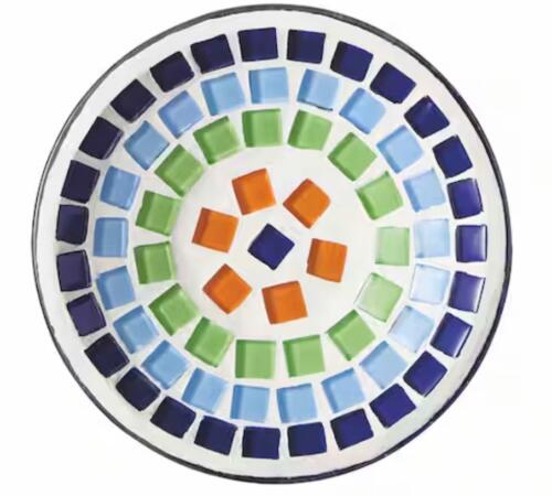 mosaic glass dish